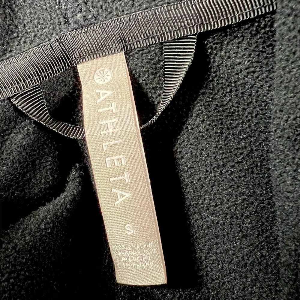Athleta zip up hoodie jacket Longline Black size Small - Picture 5 of 8